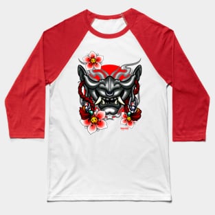 Oni Mask Baseball T-Shirt